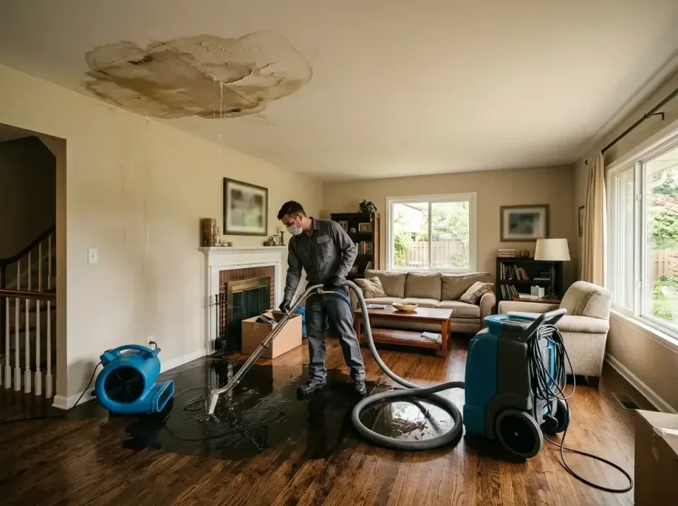 attic-pipe-burst-ceiling-drip-008 — frequently asked questions, Water Damage Restoration & Carpet Care in Falling Water, TN